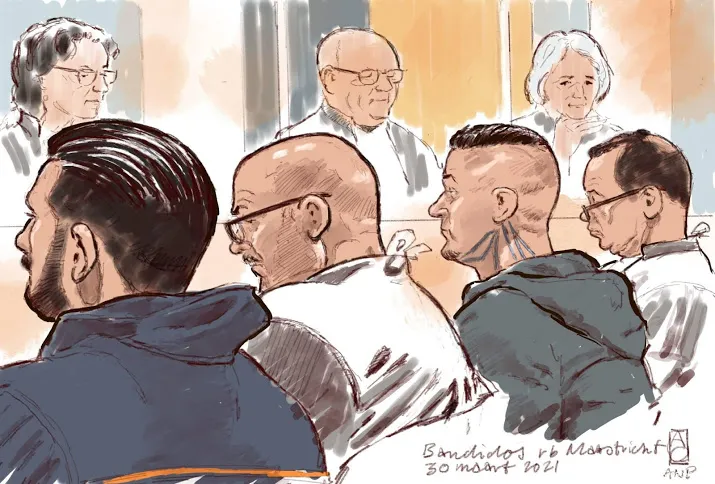 om houdt requisitoir in megazaak tegen limburgse bandidos