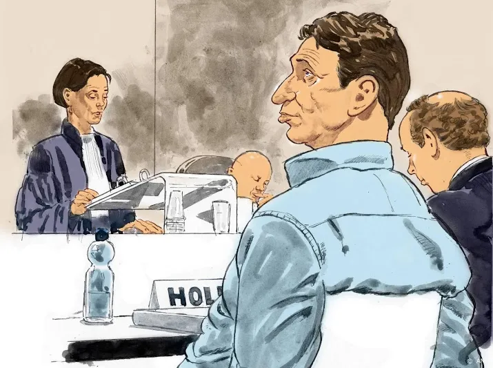 om schetst bende holleeder in visualisatie