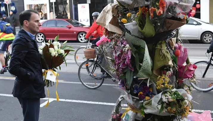 omgekomen fietsster melbourne herdacht