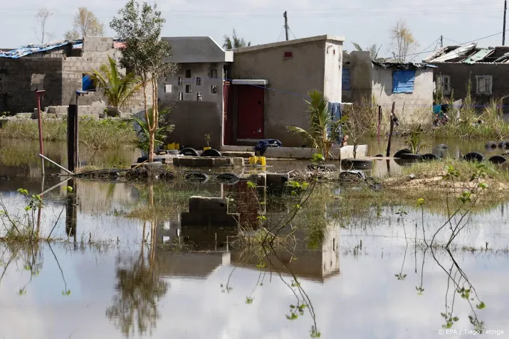 omvang ramp goed zichtbaar nu het water zakt