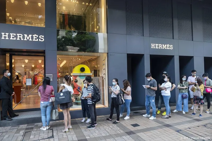 omzet luxemerk hermes terug naar precoronatijd