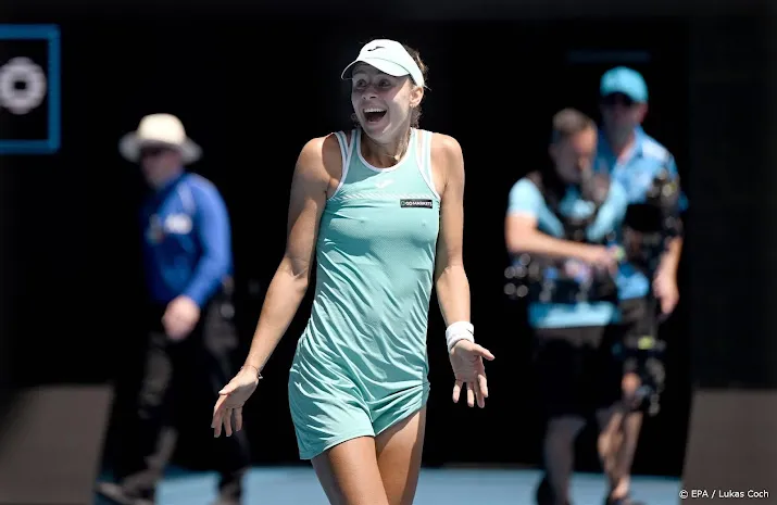 ongeplaatste linette derde halvefinalist op australian open