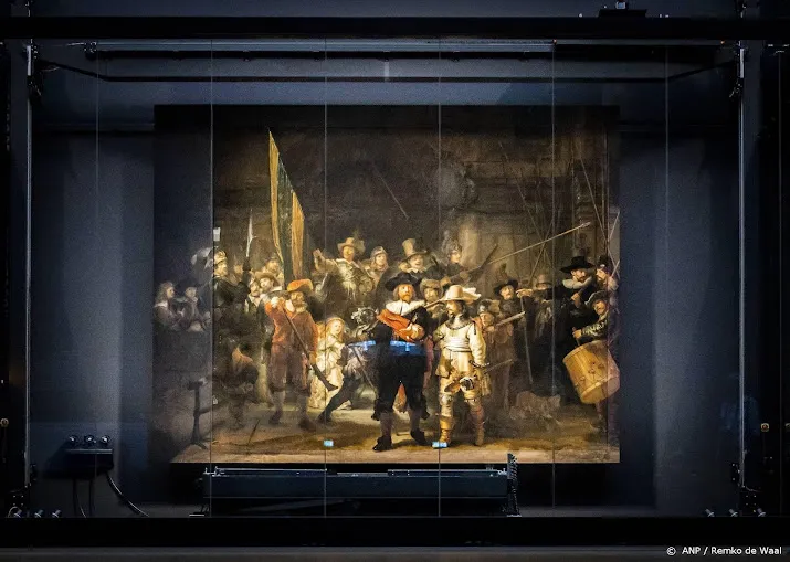 ontdekte schets toont rembrandts opzet van de nachtwacht
