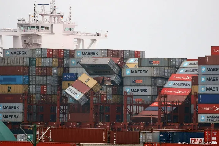 ook claim rijkswaterstaat voor reder msc zoe
