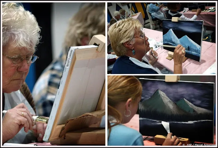 ook expo over wereldwijd geliefde bob ross moet wachten