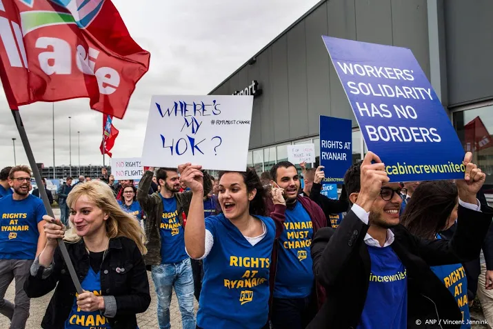ook ierse piloten ryanair kiezen voor staking