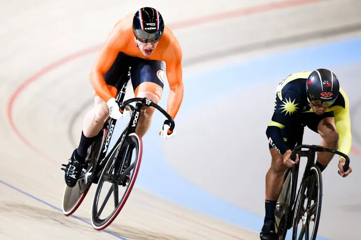 ook lavreysen verder op keirin