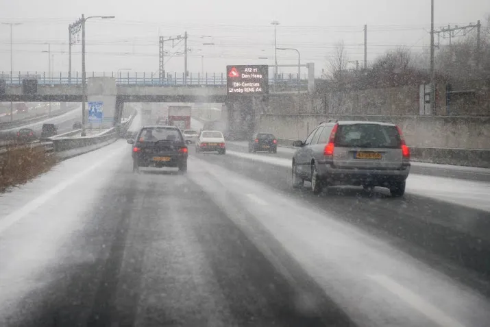 ook maandag problemen door sneeuw