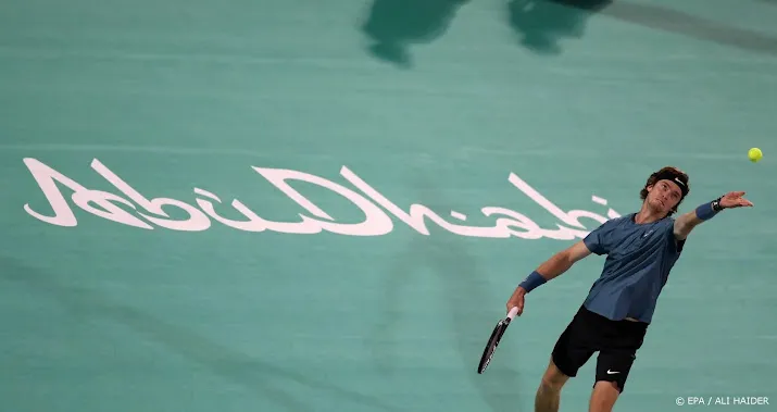ook roeblev positief op coronavirus na tennistoernooi abu dhabi