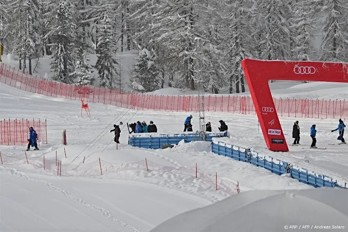 ook tweede skiafdaling in val di fassa afgelast door sneeuwval