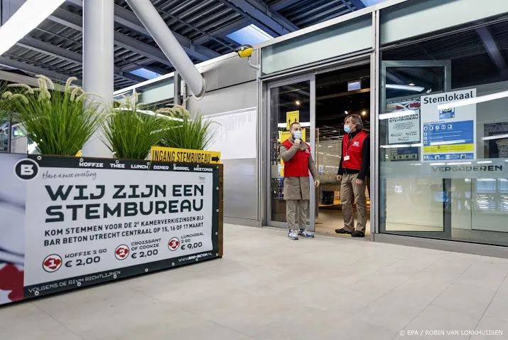 ook tweede stemdag is het rustig bij stembureaus op ns stations