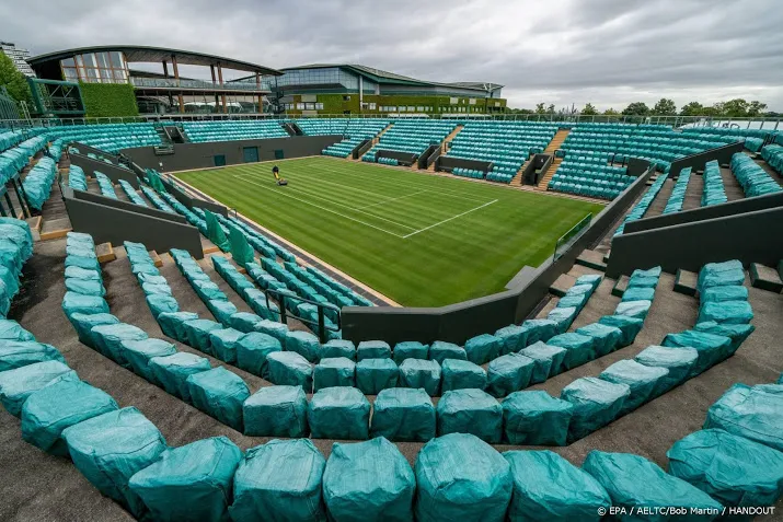 ook voor wimbledon is spelen zonder publiek inmiddels een optie
