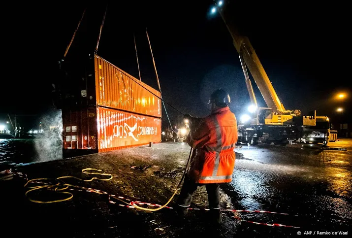 ook woensdag geen berging containers