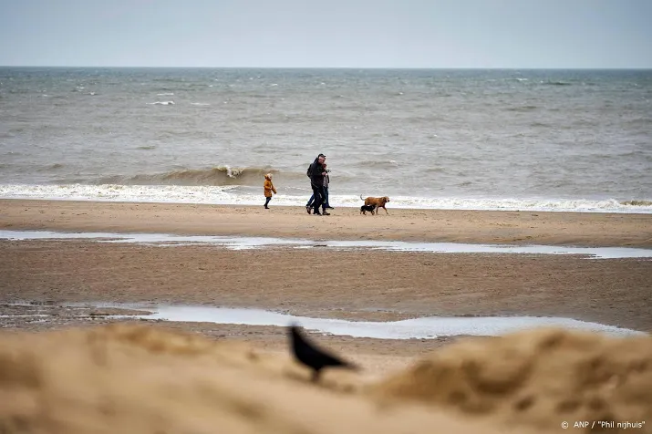 ook zondag rustig op de nederlandse stranden