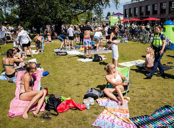 op drie na warmste hemelvaartsdag sinds 1901