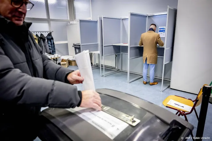 opkomst in rotterdam blijft wat achter bij andere grote steden