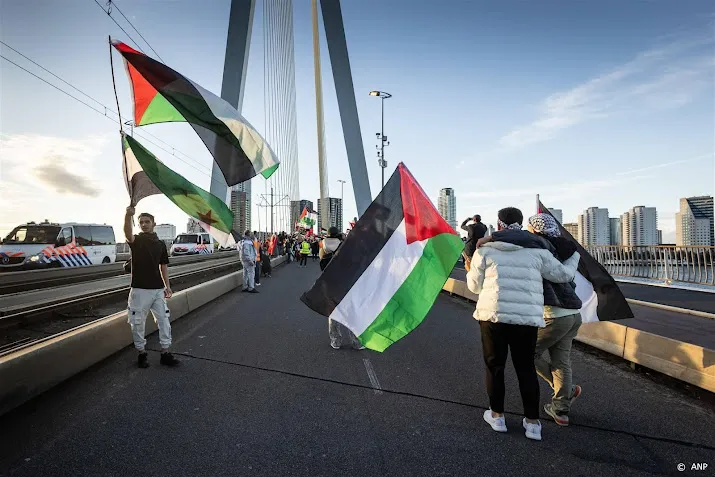 opnieuw in meerdere steden demonstraties voor palestijnen