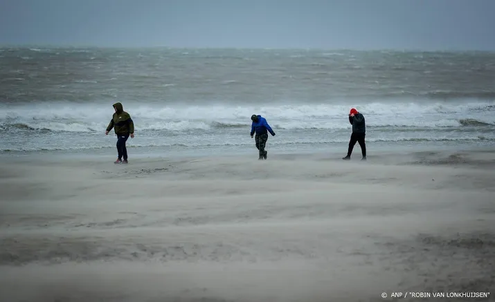 opnieuw kans op storm aan kust en op wadden
