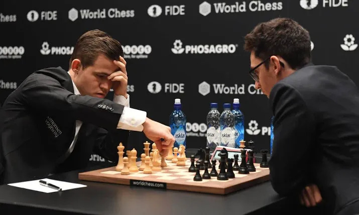 opnieuw remise bij carlsen tegen caruana