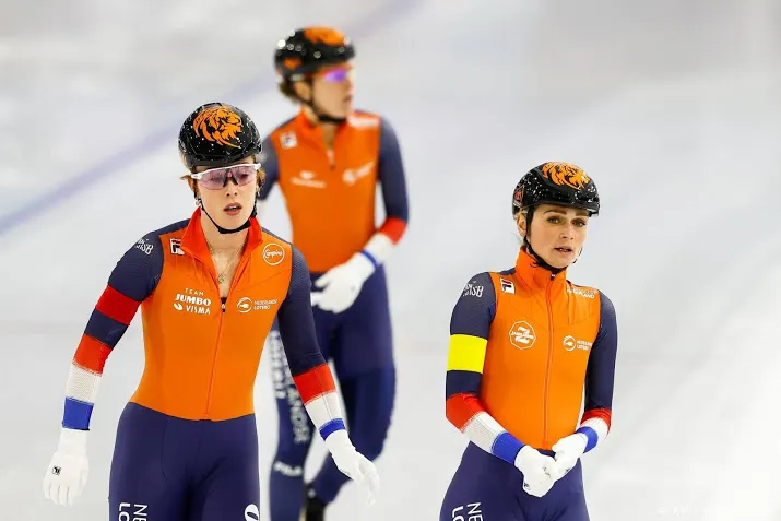 opnieuw zilver voor nederlandse schaatssters op achtervolging