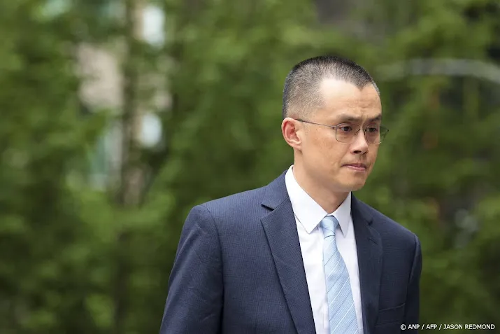 oprichter binance moet vier maanden de cel in