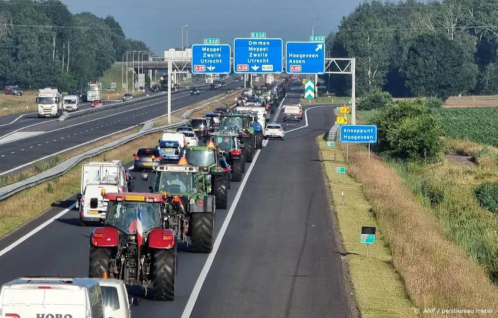 organisatie boeren op de snelweg is individuele keuze