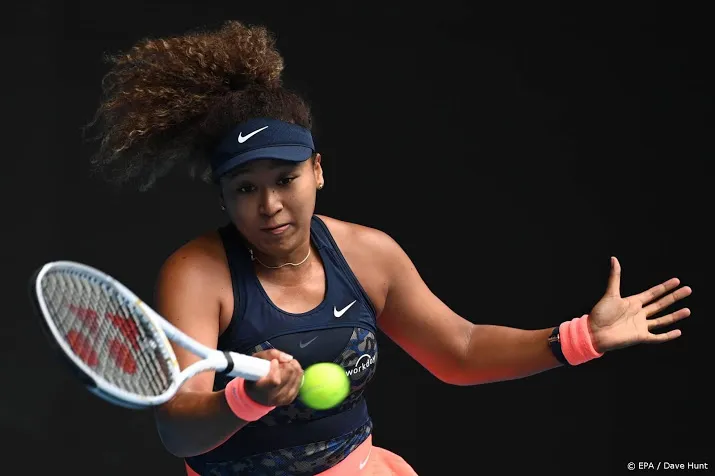 osaka ternauwernood naar kwartfinale australian open