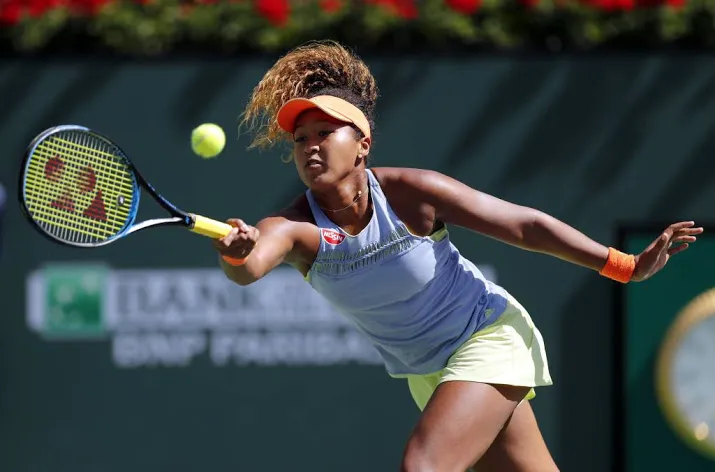 osaka voltooit stunt in indian wells