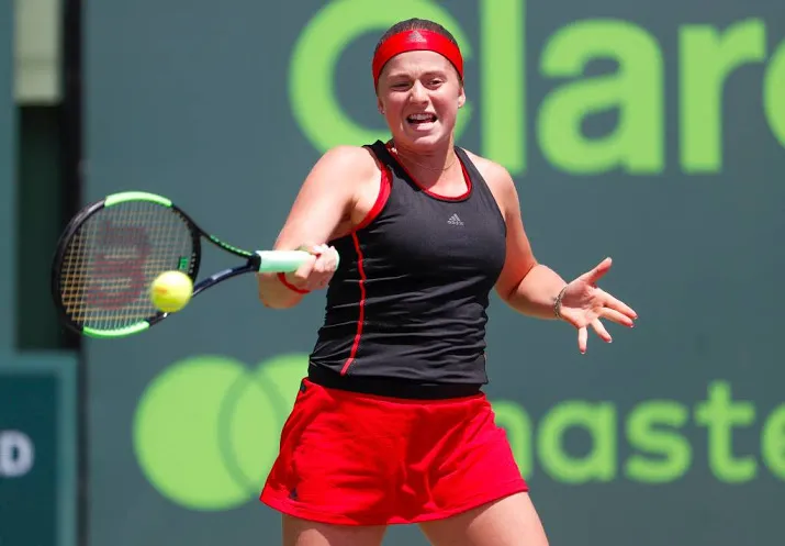 ostapenko bij laatste vier in miami