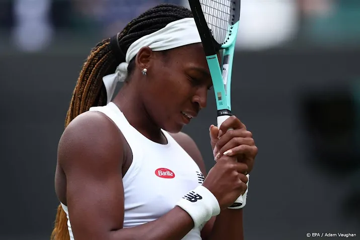 outsider gauff in openingsronde wimbledon uitgeschakeld