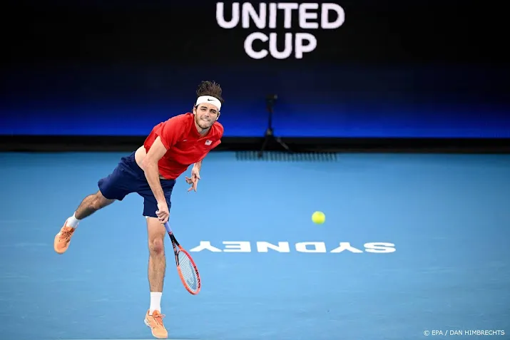 overtuigende start amerikaanse tennisploeg op nieuw toernooi
