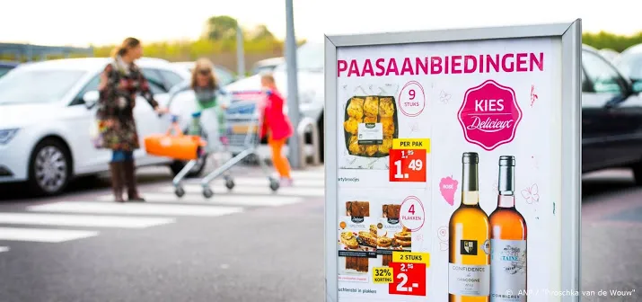 paasomzet supermarkten hoger dan in 2019