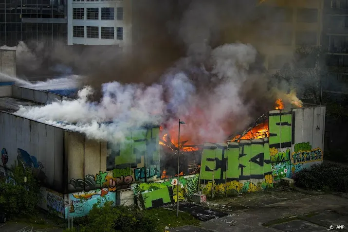 pand eindhoven brandt uit onduidelijk of er mensen binnen zijn