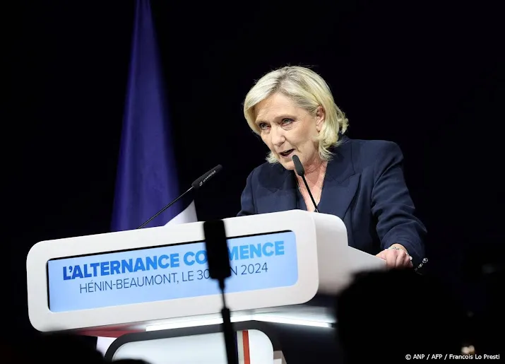 parijse beurs sluit hoger na niet beslissende winst le pen
