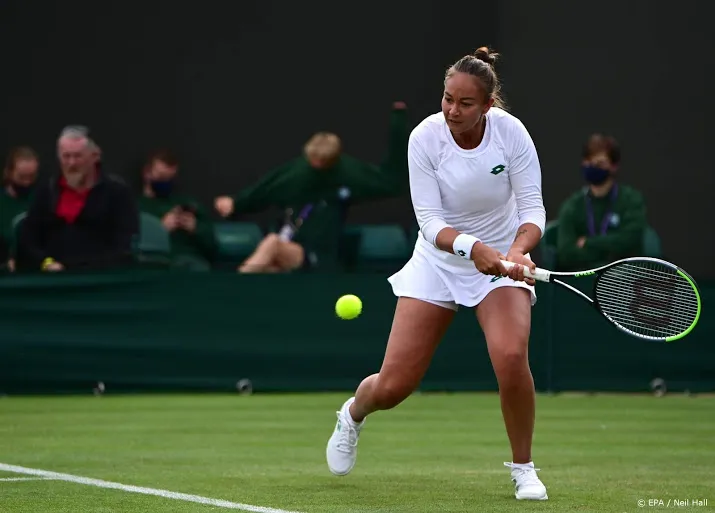 pattinama kerkhove op wimbledon onderuit tegen muguruza