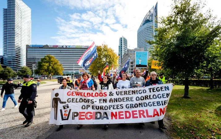 pegida blaast protest utrecht af