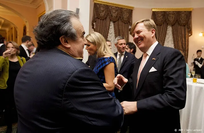 pianist yefim bronfman vast gezicht bij concertgebouworkest