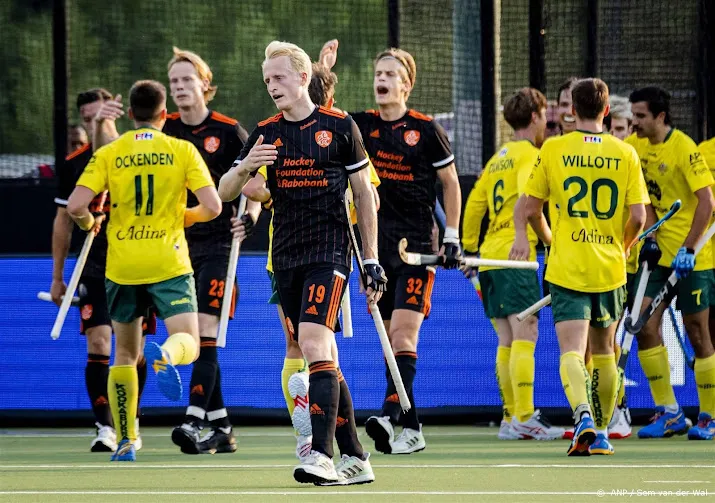 pijnlijke nederlaag hockeyers in pro league tegen australie