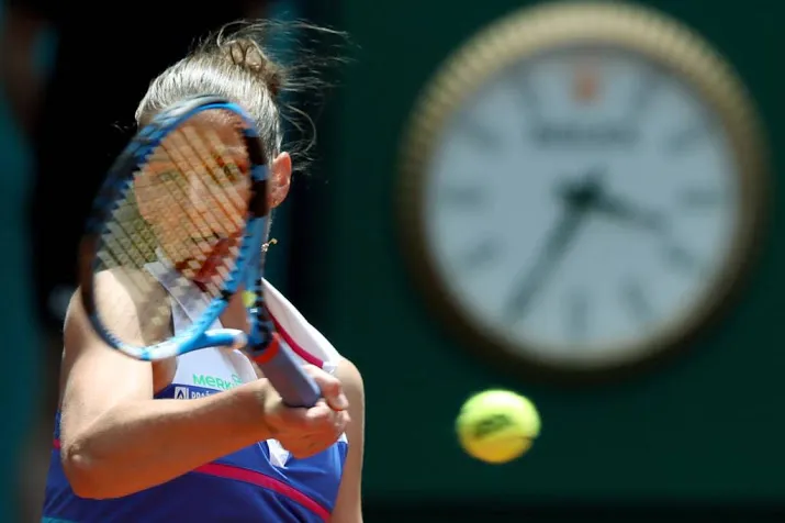 pliskova schakelt halep uit in madrid
