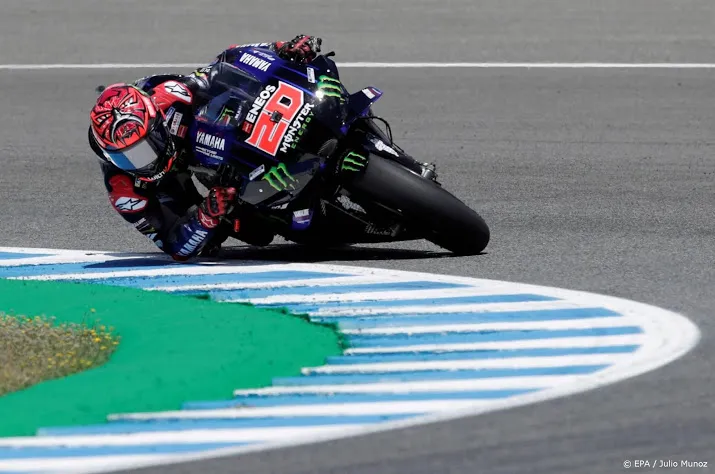 pole voor quartararo in jerez 14e startplek gevallen marquez