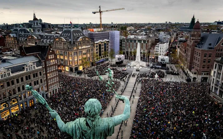 politie alert op tegenacties lawaaiprotest