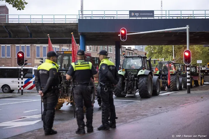 politie geen arrestaties bij tractorenprotest in den haag