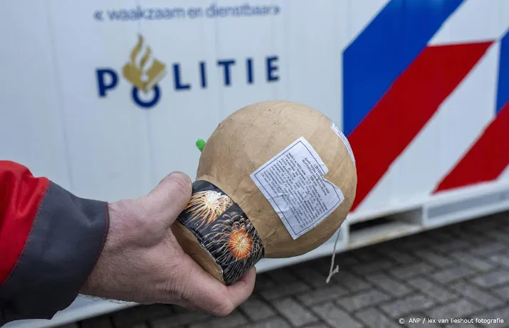 politiebond straf bezit illegaal vuurwerk net als wapenbezit
