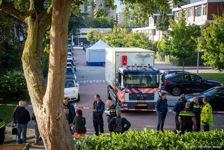 politiepost in straat waar advocaat is vermoord