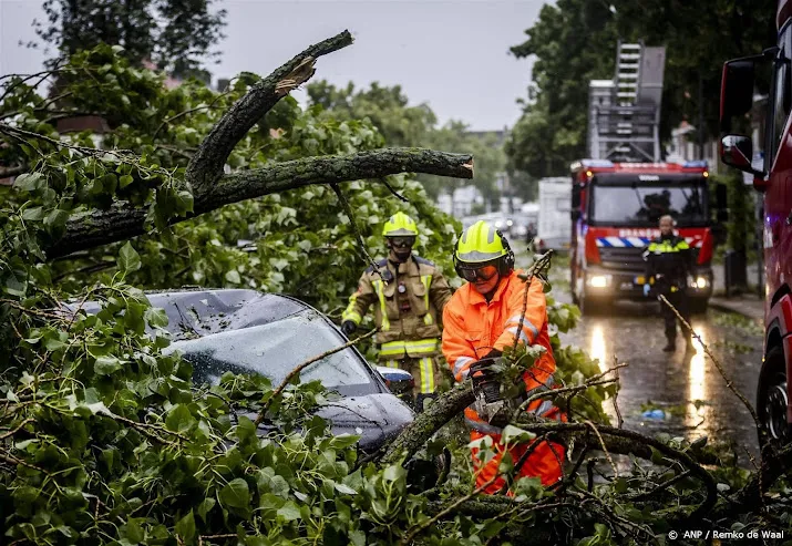 poly eerste zeer zware zomerstorm ooit in nederland