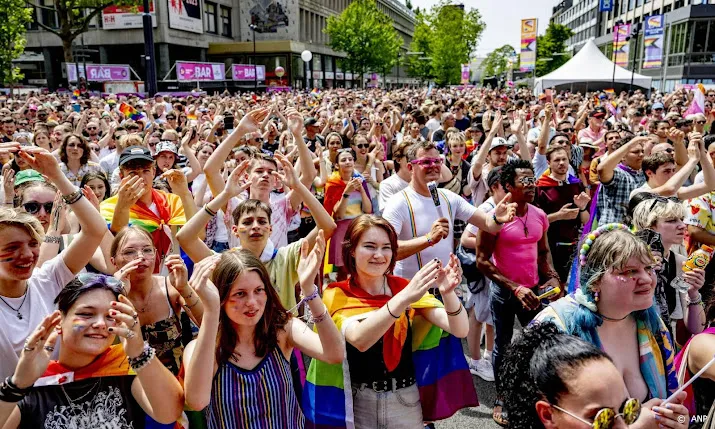 pride march rotterdam trekt duizenden deelnemers