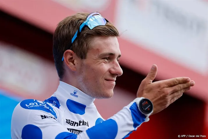 prijs van de strijdlust in vuelta voor evenepoel