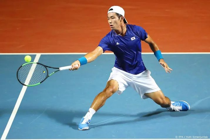 primeur voor dove zuid koreaanse tennisser