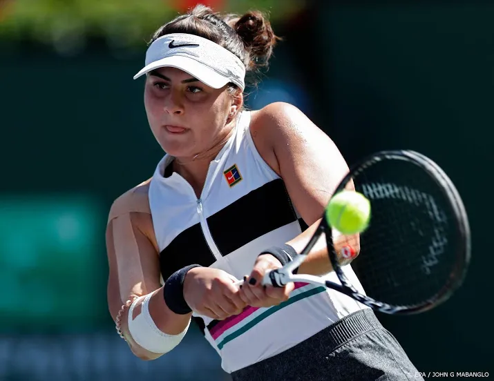 primeur voor tennistiener andreescu