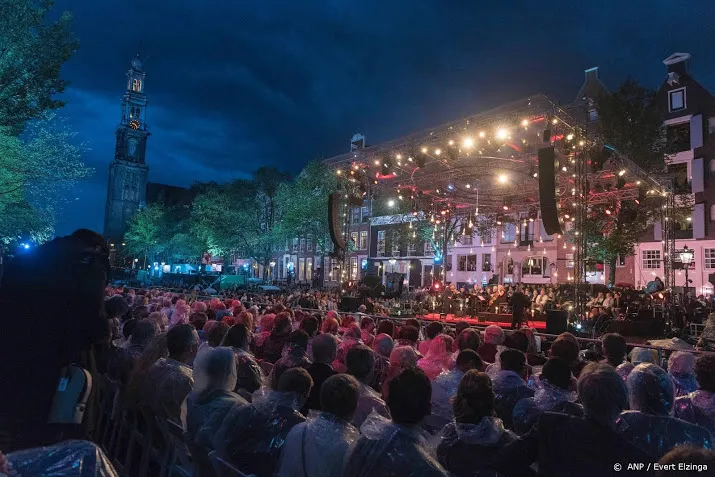 prinsengracht weer decor van klassieke muziek